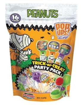 Набор леденцов на палочке Pop Ups Peanuts Lollipops Halloween Снупи 127г