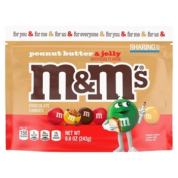 Драже M&M's Peanut Butter & Jelly Арахисовая паста и Желе 243г