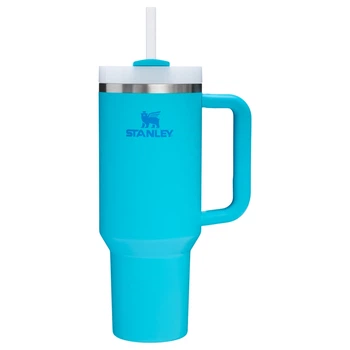 Термокружка Stanley Quencher H2.0 FlowState Vacuum Insulated Stainless Steel Tumbler Splash 1180мл Лазурный