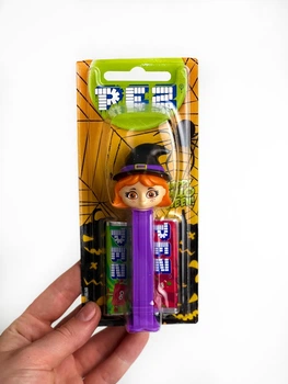 Игрушка Ведьма с конфетами на Хэллоуин Pez Halloween Witch 17г