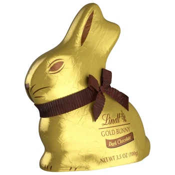 Пасхальный кролик Lindt Goldhase Dark Chocolate Темный Шоколад 100г
