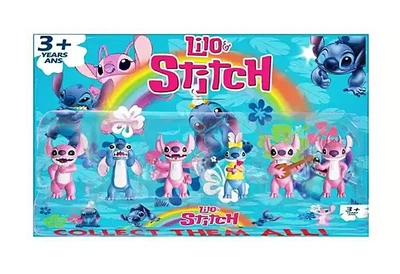 Набір героїв "Стич/Stitch" 3105-2, 6 персонажів 10см, на блістері (6942022802481) Вид 2