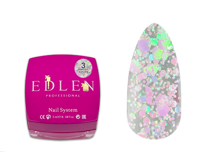 Глиттер №03 Edlen Confetti Glitter 5 мл