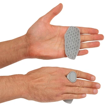 Накладки на ладони силиконовые нескользящие грипсы Gym Grips для силовых тренировок и турника SP-Sport 6743-1 комплектация 2шт