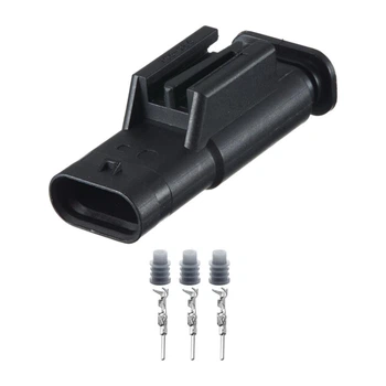 Разьем 3-кон., 872-658-501, Hirschmann Германия, Америка, Германия, Франция, Audi, BMW, Bugatti, Ford, Mercedes-Benz,