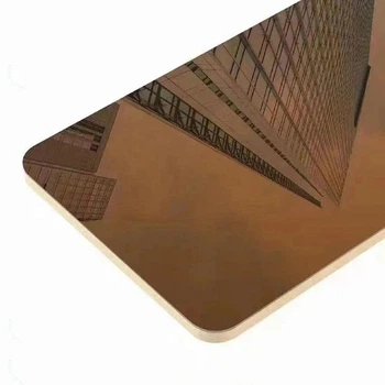 Стеновая бамбуковая панель BWD 8027-30 Mirror Gold 2800х1220 (5мм) (8027305)