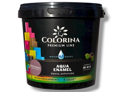 Краска акриловая без запаха Colorina AQUA ENAMEL 2 л капучино