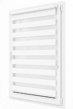 Роллеты День Ночь на окна SunTex 45x150 см Белый