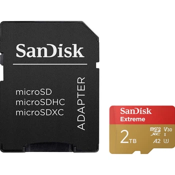 Карта памяти SanDisk microSDXC Extreme 2TB UHS-I U3 V30 A2 (SDSQXAV-2T00-GN6MA) [141834]