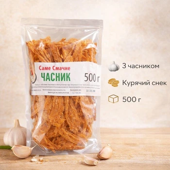 Чіпси курячі Часник Саме смачне- 500 г