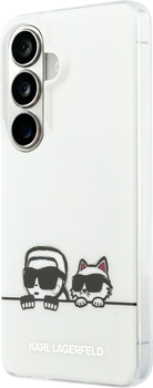 Чохол Karl Lagerfeld IML Peekaboo Karl&Choupette MagSafe для Samsung Galaxy S26 Plus Transparent (KLHMS26M6HPKACH)