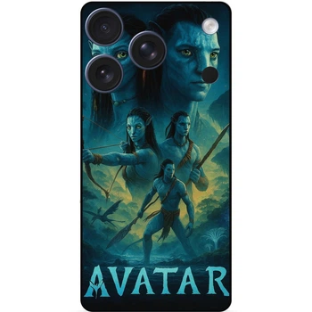 Чехол силиконовый бампер Candy для Iphone 17 Pro с рисунком Аватар Avatar