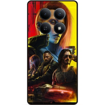 Силіконовий бампер чохол Candy для Xiaomi Poco M8 Pro 5G з малюнком Cyberpunk
