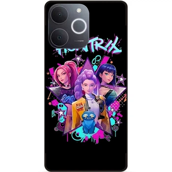 Силиконовый бампер чехол Candy для Realme Note 70 с рисунком Demon Hunters K-Pop