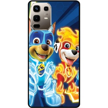 Силиконовый чехол Candy для Infinix Note 50 Pro (X6855) с рисунком Щенячий патруль