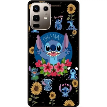 Силиконовый чехол бампер Candy для Infinix Note 50 (X6858) с картинкой Стич Stitch