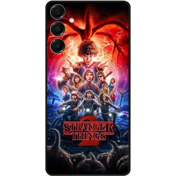 Силиконовый бампер чехол Candy для Samsung S25 FE с картинкой Очень странные дела Stranger things