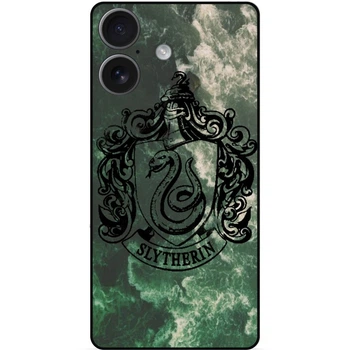 Чехол силиконовый бампер Candy для Iphone 17 с рисунком Слизерин Slytherin Гарри Поттер Harry Potter