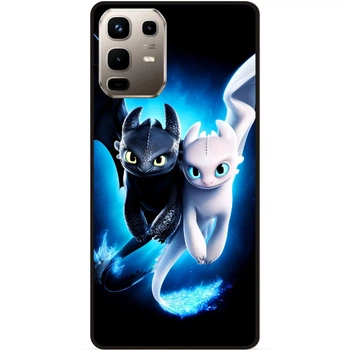 Силиконовый чехол Candy для Infinix Note 50 (X6858) Как приручить дракона Dragon