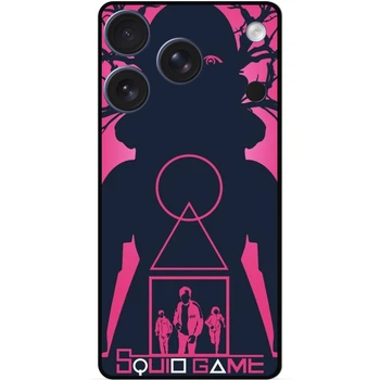 Силиконовый чехол бампер Candy для Iphone 17 Pro Max Игра в кальмара Squid game