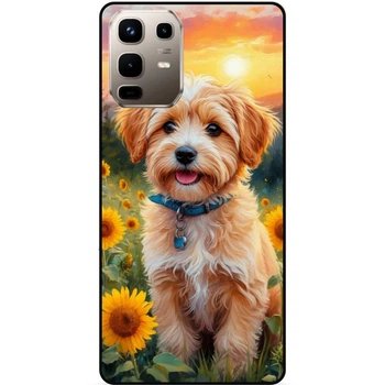 Чехол силиконовый бампер Candy для Infinix Note 50 Pro (X6855) с рисунком Собачка щенок