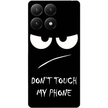 Чохол силіконовий бампер Candy для Xiaomi 15T з малюнком Очі Dont touch my phone