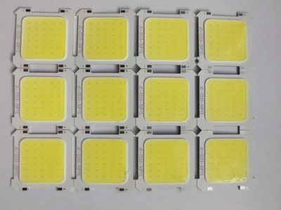 Светодиодная COB панель JC-3333-30P1S (5W 500 Lm 3V 33x33мм) Холодный белый — Мощная LED Матрица (186)