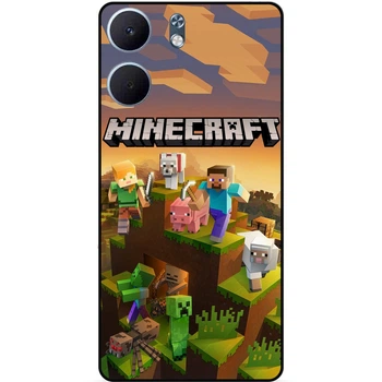 Чехол силиконовый бампер Candy для Oppo A5x с рисунком Minecraft Майнкрафт
