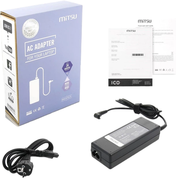 Блок живлення Mitsu для ноутбука Asus 19V 4.74A (4.5x3.0 pin) 90W (ZM/AS19474P)