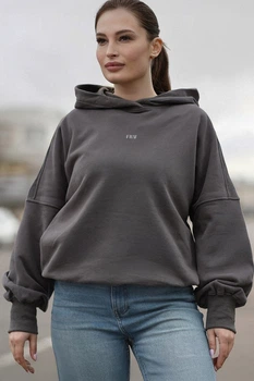 Спортивный батник женский Freever UF 5614 серый L
