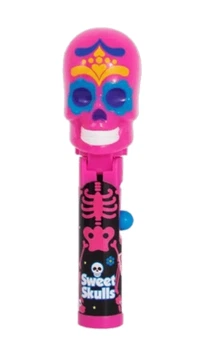 Тримач з льодяником Pop Ups Sweet Skulls Череп Калаверас 10г