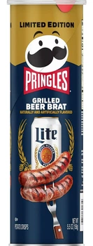 Чіпси Pringles Miller Lite Grilled Beer Brat Ковбаски на Грилі 158г