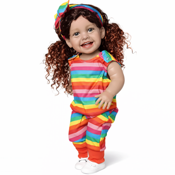 Реалистичная кукла Реборн 55 см полностью силиконовая Doll Reborn Baby К0100702
