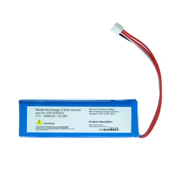 Акумулятор до портативної колонки JBL Charge 3, GSP1029102A, Original - 687007