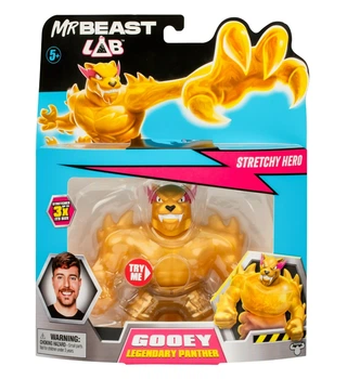 Игрушка Мистер Бист MrBeast Lab Heroes of Goo Jit Zu Goo Legendary Panther Сквиш