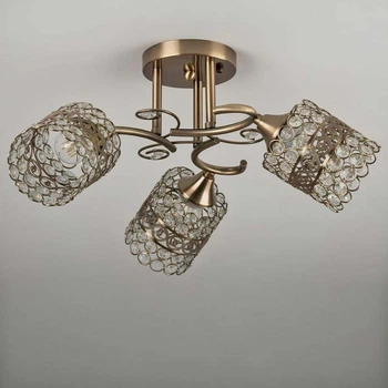 Люстра потолочная Light House SR-20431/3 AB D520*H240 бронза
