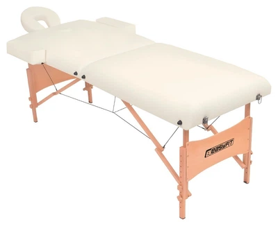 Масажний стіл EasyFit ZenRest кушетка складна Бежевий з чохлом (Бежевий)