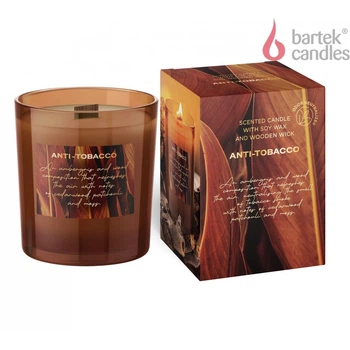 Свічка ароматизована в склі Bartek Candles Anti - Tobacco 240г.