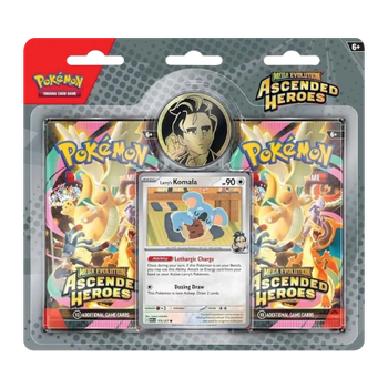 Картки Колекційна Гра Pokemon Mega Evolution - Ascended Heroes Larry's Komola 2 Pack Blister