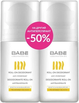 Набір дезодорантів-антиперспірантів BABE Laboratorios 24 години Захист та комфорт 50 мл х 2 шт
