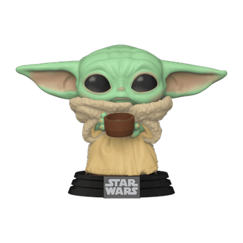 Фігурка FUNKO POP! The Child with Cup Grogu The Mandalorian Малюк Йода Грогу Мандалорець 83mm 378 49933