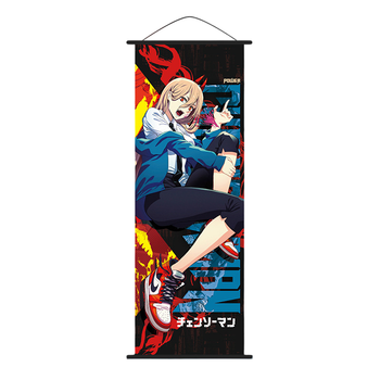 Гобелен Людина-бензопила Пауер Chainsaw Man Power 70x25 см