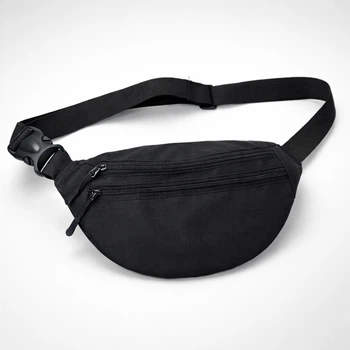 Бананка Мужская Cordura 1000d Черная Три Отделения Водоотталкивающая (383289)
