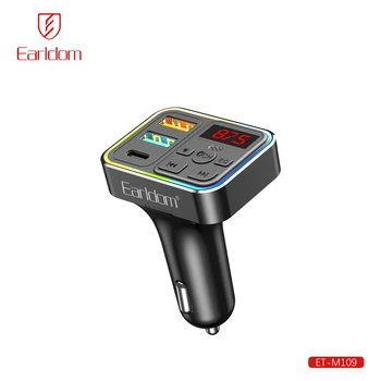 Fm Модулятор MP3 | Car Charger | 3.1A | 2U | 1C — Earldom ET-M109