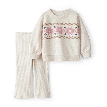 Комплект Carter's 2в1 кофта, брюки для девочки 72-76 см (1U082410_12M)