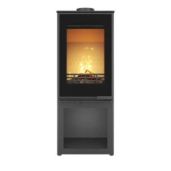 Стальная печь-камин на дровах KAWMET VENUS S16 S-Box Decor 9.5 кВт