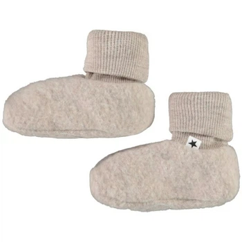 Пинетки из шерсти мериноса Molo Umut Magic Sand, цвет бежевый, размер 56 (253.7NOSU102.8339)