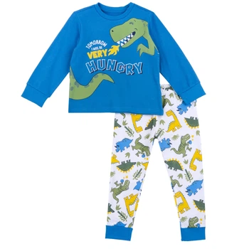 Пижама Chicco Hungry Dino, цвет голубой, размер 122 (090.31495.025)
