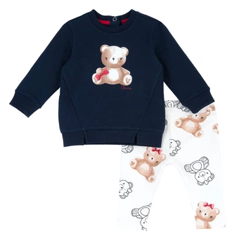 Костюм Chicco Ester: свитшот и леггинсы, цвет синий, размер 98 (091.00149.030)