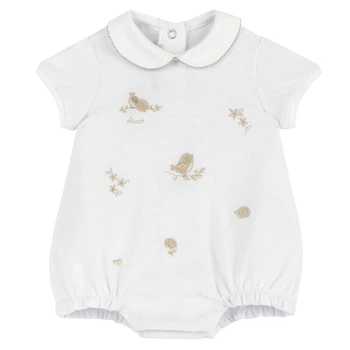 Напівкомбінезон Chicco Molly, колір білий, розмір 68 (090.51355.033)